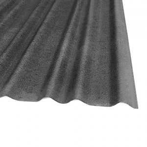 Bitumen sheet for curved tiles