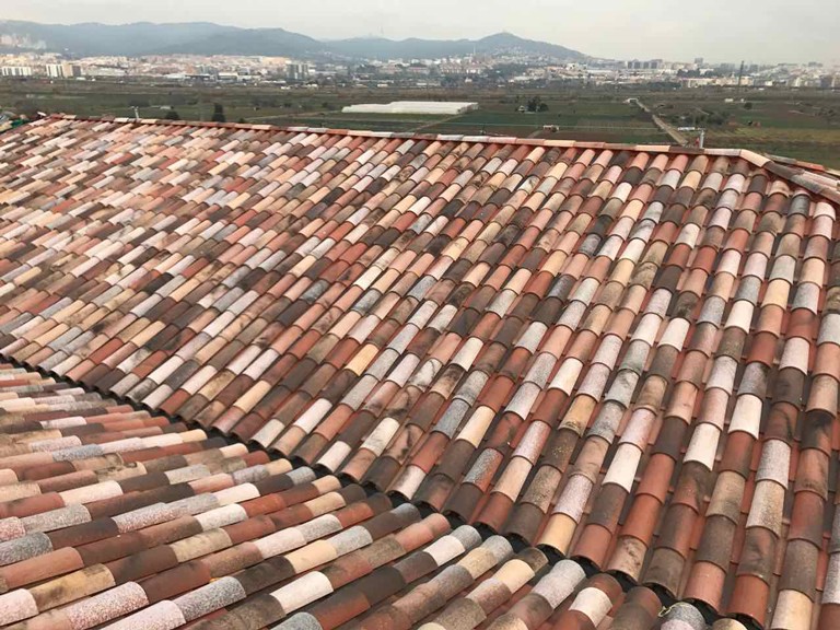 Colònia Güell | Rehabilitación cubiertas: Tejas Borja