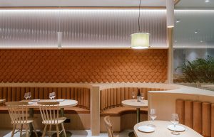 El Camino Restaurant - Interior design with Escama roof tiles