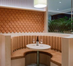 Restaurant El Camino - Design d'intérieur avec tuiles Escama