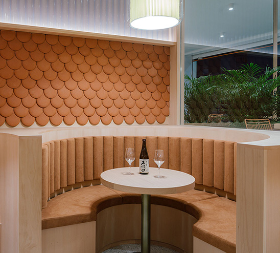 Restaurant El Camino – Design d’intérieur avec tuiles Escama