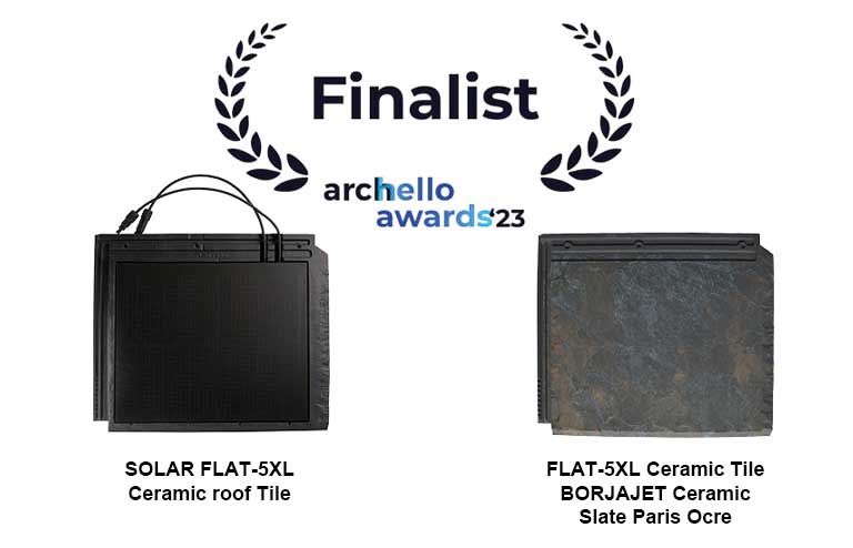 FLAT-5XL roof tiles – Finalists in the Archello Awards 2023